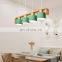 Nordic Pendant Light Fixture Metal Wood Restaurant Clear Hanging Light Kitchen Bar Light Chandelier