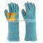 Blue Promotional Good Quality Safety Glove Mining Working Gloves Welding gloves