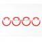 ABS Air Conditioning Decoration Ring for Jeep Wrangler JL