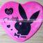heart shape bath mat
