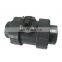 COVNA DN15 1/2 inch 2 Way Full Port DC24V On Off Electric Rotary Actuator PVC Double Union Ball Valve plastic ball valve