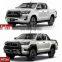 High quality new arrival body kit front bumper grille fender flares for 2021 Hilux Revo change to Rocco facelift conversion kit