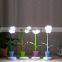New Rotatable Flexible Reading Lamp Home USB LED Desk Light With Pen Holder Night Lights