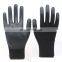13Gauge Polyester Seamless Knitted Shell Foam Nitrile Dipping Gloves Ultra-thin Oil Proof Industrial Working Hand Gloves