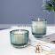 Luxury smokeless custom scented candle empty container glass jar