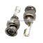 Conector de husillo externo CCTV Coaxial de radiofrecuencia, rg59 RG6 rg179, 50 Ohm y 75ohm, conector Coaxial CCTV, 3G