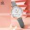 SHENGKE Petal Decoration Hand Watch Simpliest Leaf Pointer Wrist Watchs 3ATM Waterproof Blind Shipping  Watches K9021