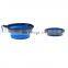 Ready Stock Custom Colorful Dog Water Bowl TPE Material Collapsible Dog Bowl