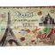 3D Lenticular PP Plastic Embroidery Table Placemat for Kitchen