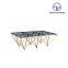 High Quality Coffee Table Home Tempered Glass Tea Desk Popular Colorful Stainless Steel Sitting Room Center Table