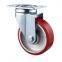 4'' Top Plate PU Iron Core Trolley Wheels (100kg)