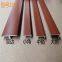 Reinforced composite wood floor door T-type layering over the threshold joint bar curved flat buckle PVC edge bar wholesale