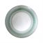 Hot Sale Wholesale Green Charger Plates Porcelain Dinner Plate Set With Gold Rim For Restaurant Home Hotel
