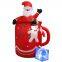 Inflatable snow globe with Inflatable santa claus – Perfect for Xmas Decor