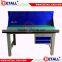 Detall heavy duty metal work tables at cheap price