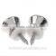 Silver Metal Strap Lock For Electric Acoustic Guitar Bass
