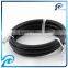 Black color fabric-reinforced 35 bar 8mm car air conditioning hose for car use