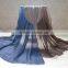 Trend All-match Long Large Gradient Color Ladies' Foulard Scarf Muslim Hijabs