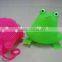 Soft luminous frog toy,light emitting inflatable ball,sports toys for baby