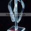 Acrylic headphone holder 2016 new acryl display headset stand Acrylic headphone showing stand