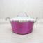 Aluminum metallic coating fry pan set cast steel handle magic pan