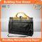 82125 woven leather bag wooden handle handbag bolsa tejida