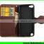 Hot selling mobile phone flip leather phone pouch for iphone 5 iphone 5s case