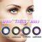 Carnival party colored contact lenses 14.5 mm diameter 0.13 mm slim wholesale eye contact lenses with power or plano
