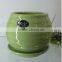 6 color small round table vase with hole / ceramic small pot vases wholesale china with plate
