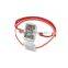 adjustable engraved bar code metal bracelet with string