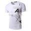 2016 New Arrival New Mens Slim Fit Crew Neck T-shirt Short Sleeve Muscle Tee Luxury Casual Shirt
