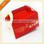 Snack red and glod flat paper box