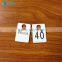 Trade Assurance ABS Plastic Numbered Key Tags for Gym Lockers