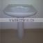 chaozhou ceramic bathroom basin with pedest