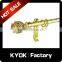 KYOK Chroming plastic curtain finails,high quality aluminium curtain poles,curtain rod bracket