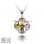 PZA2-032 ShenZhen silver Jewelry silver pendant with CZ Stones Fashion Silver Jewelry Pendant Good Luck Pendant