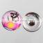 Fashion Snap Jewelry 18mm Glass OM Yoga Ginger Snap Button