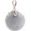 Bag ball rabbit hair keychain with different pendant