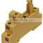 kontron self-lock 5/8 pin din-rail relay socket