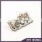 Factory Direct Sale company logo silver pin badge