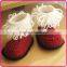 Christmas hot sale handmade winter soft crochet boot shoes for baby