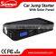 Solar Panel protable min Car jump starter with 14000mAH high capacity