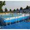 Metal Frame Customized Rectangular Inflatable Water Pool With High Quality