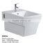 Square shape good quality cheap price one piece ceramic toilet seat bidet