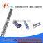 Parallel twin screw and barrer for extrusion granulation