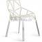 Modern Aluminum Alloy Chair Transformers Metal Dining Chair