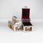 2015 new design fashion leopard print small aluminum cosmetic case