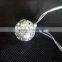 christmas battery light led metal ball string light