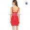 Sleeveless figure-hugging sheath dress new fashion women short sexy hot red dresses