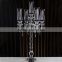 Hot sale!New 5 arms crystal glass candelabra centerpiece wedding wholesale